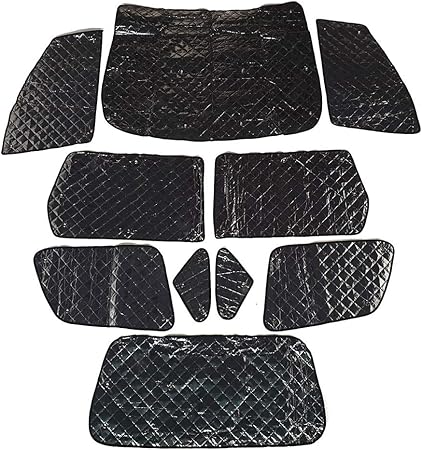 Amazon トクトヨ Tokutoyo エスティマ Acr Mcr 30系 遮光 サンシェード メッシュカーテン カーシェード 5層構造 吸盤貼付 Uvカット 車中泊 日除け 紫外線 10p サンシェード 車 バイク