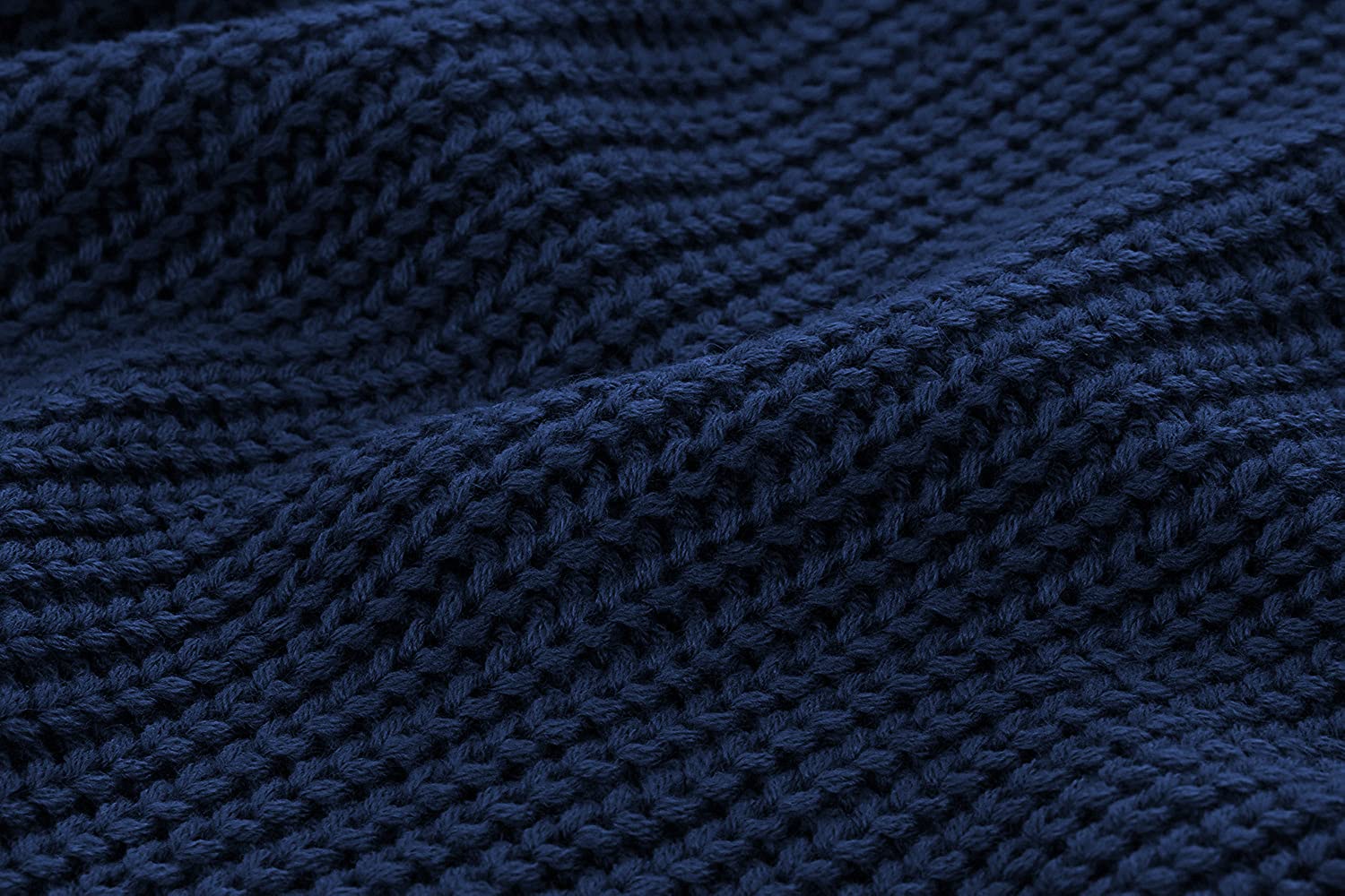 Runcati Maglione da uomo con collo a scialle, maglia fine, maglione invernale elegante, vestibilità regolare