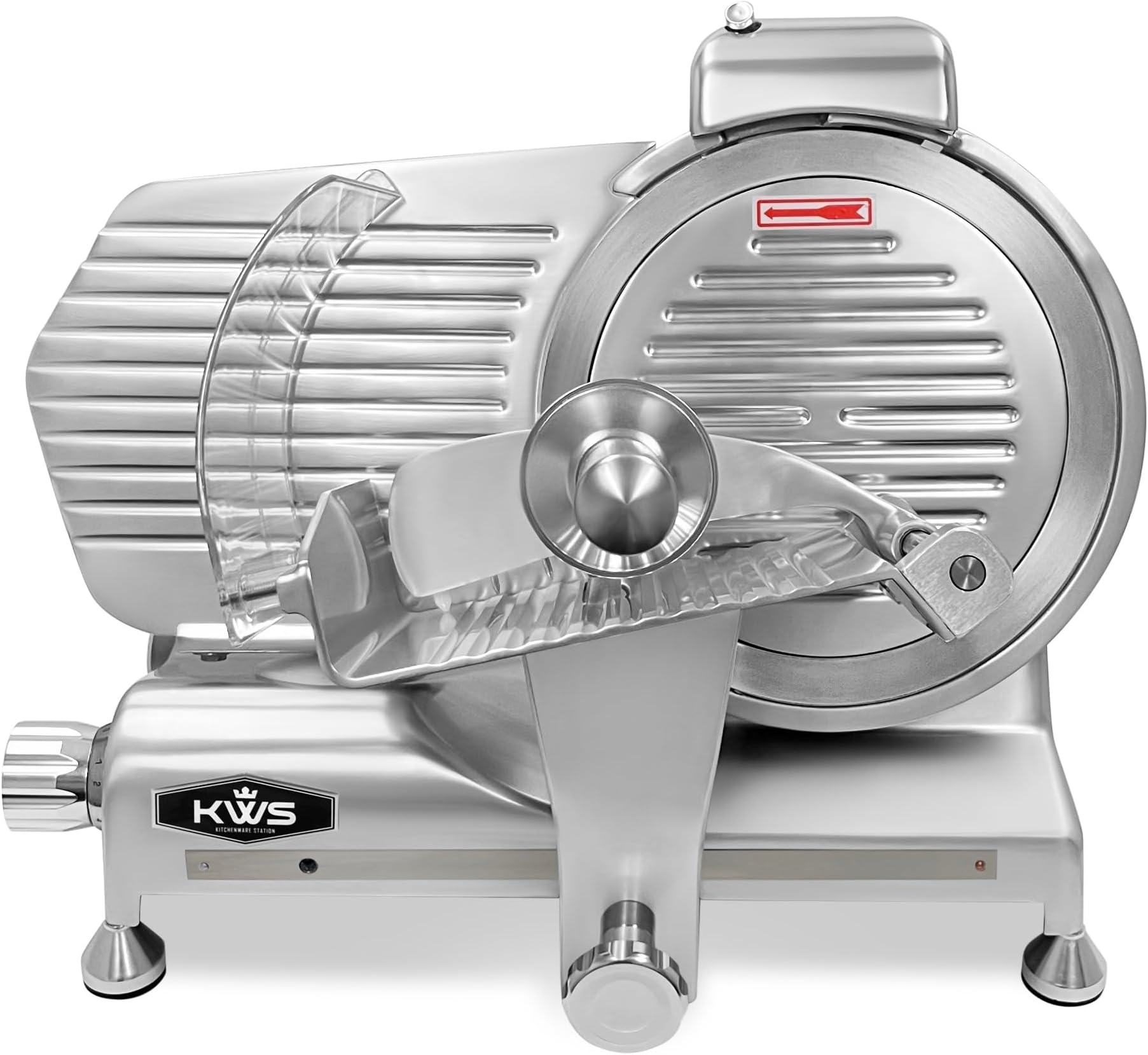 MS-10SL Commercial 320w Electric Meat Slicer + Triple Safety Locks