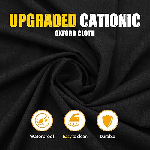 Miniatura 5 de MIKKUPPA Organizador de maletero de automóvil, organizador catiónico de tela Oxford de 65 litros con tapa para SUV, camión y camioneta, material