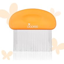 DOORES Tape In Extensions Remover Comb, Tape In Removal Comb with Stainless Steel Fine Teeth for Wigs & Hairpiece Adhesives Quickly & Easy Remove for All Hair Types Detangler Comb for Wet & Dry Hair