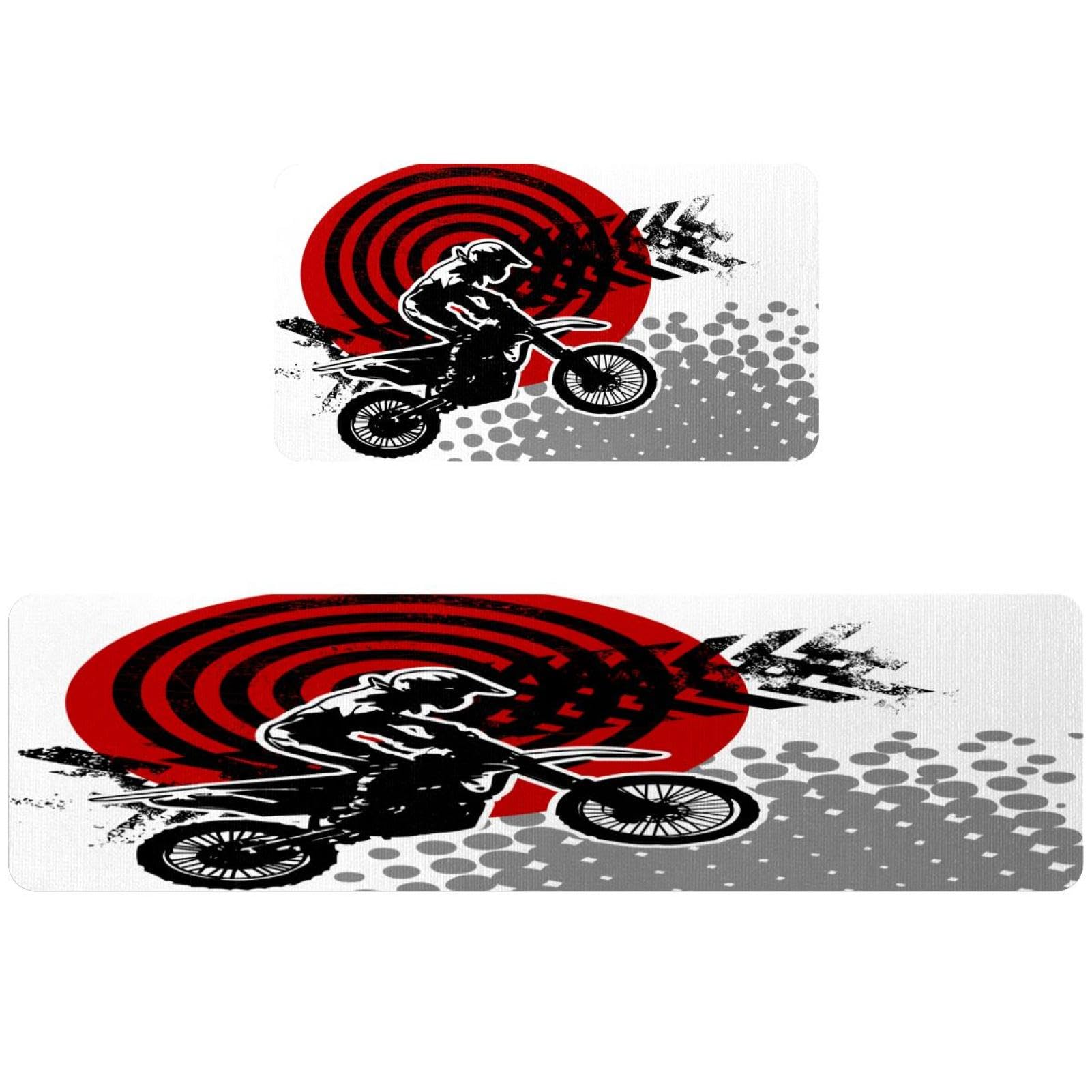 Alfombrillas de cocina para montar en motocicleta en cuarto de lavado