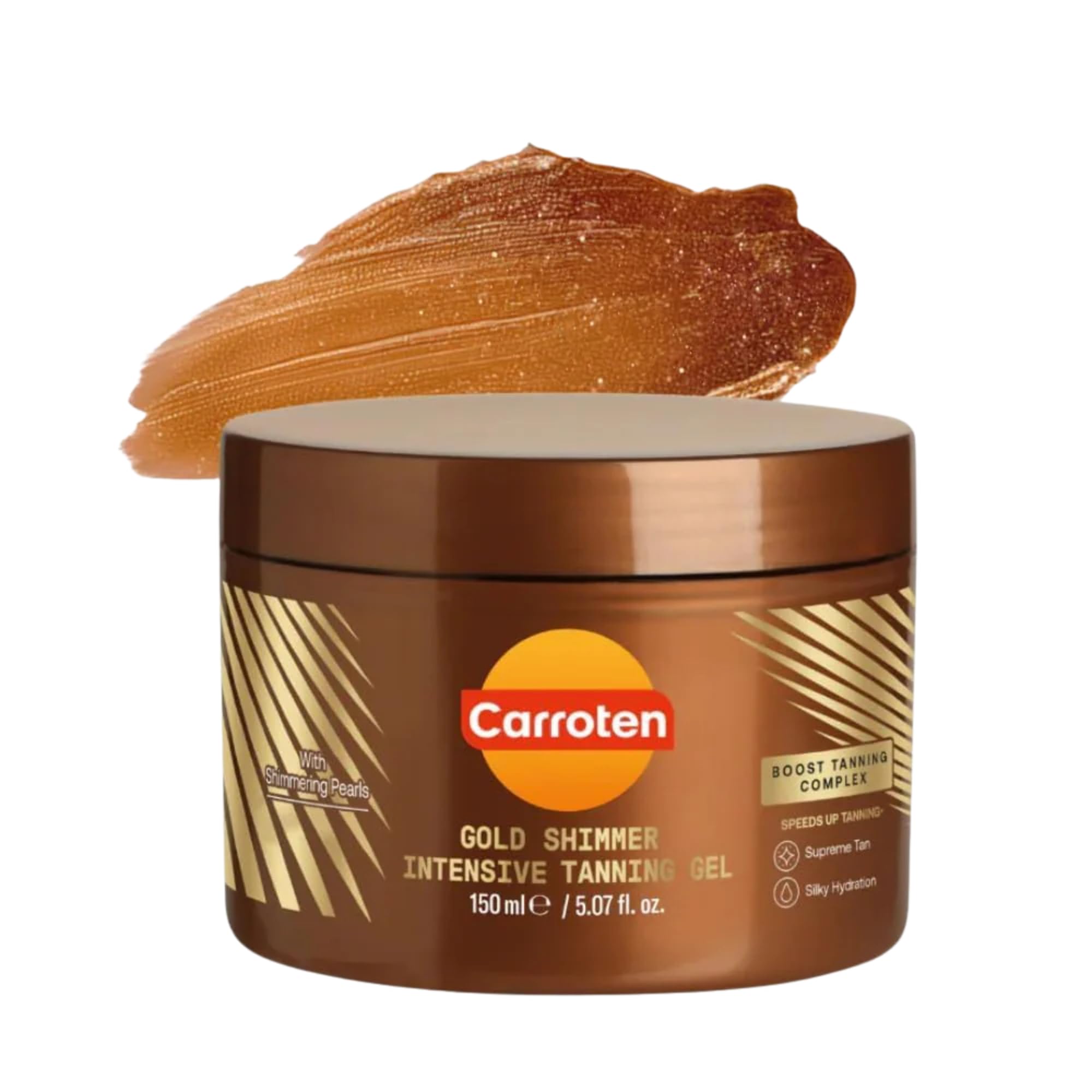 Carroten Gold Shimmer Gel Acelerador del Bronceado Crema Bronceadora 150 ml