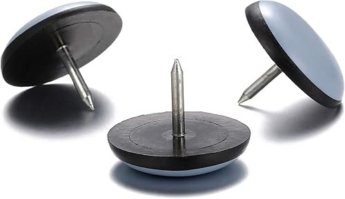 Miniatura 8 de Furniture Glides Sliders-Furnigear PTFE (teflón) para patas de silla deslizantes para alfombras y superficies de madera dura, mueve tus muebles de