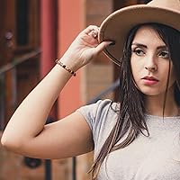 Vista 5 de KISSITTY 100 cuentas espaciadoras de Rondelle doradas antiguas con agujero grande de metal, cuentas sueltas de 0.236 pulgadas de diámetro