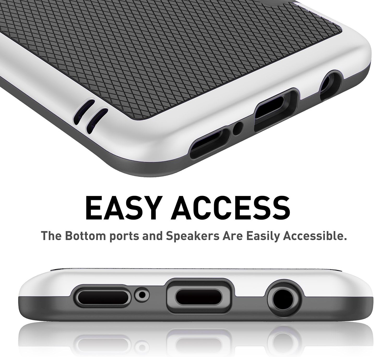 Galaxy S9 Plus Case, S9 Plus Cover, TILL(TM) Ultra Slim 3 Color Hybrid Impact Anti-Slip Shockproof Soft TPU Hard PC Bumper Extra Front Raised Lip Case Cover for Samsung Galaxy S9 Plus G965U [Black]