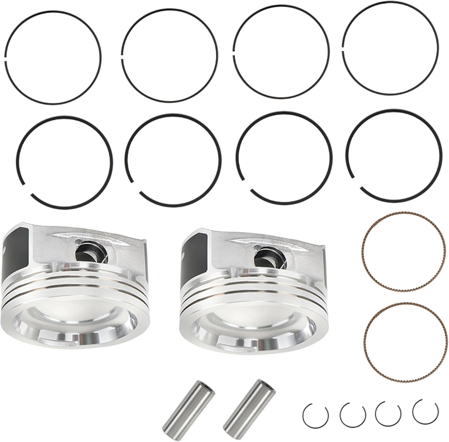 2Pcs Piston Kit Replacement for Polaris RZR 800 2008-2013 2014