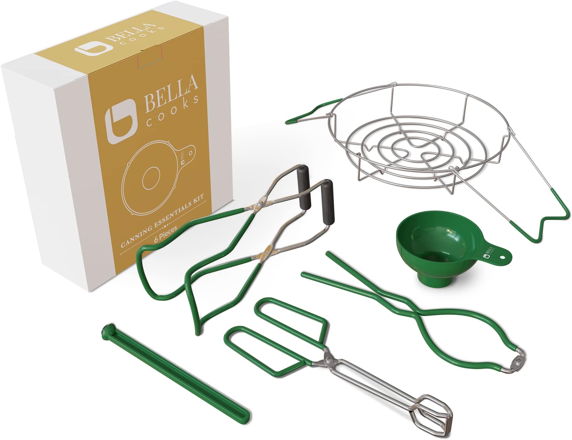 BELLA COOKS Canning Supplies Starter Kit 7in1 Canning