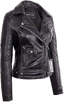 【mell】meltthelady leather like jacket LaMarque Mellie Leather Biker Jacket | Neiman Marcus