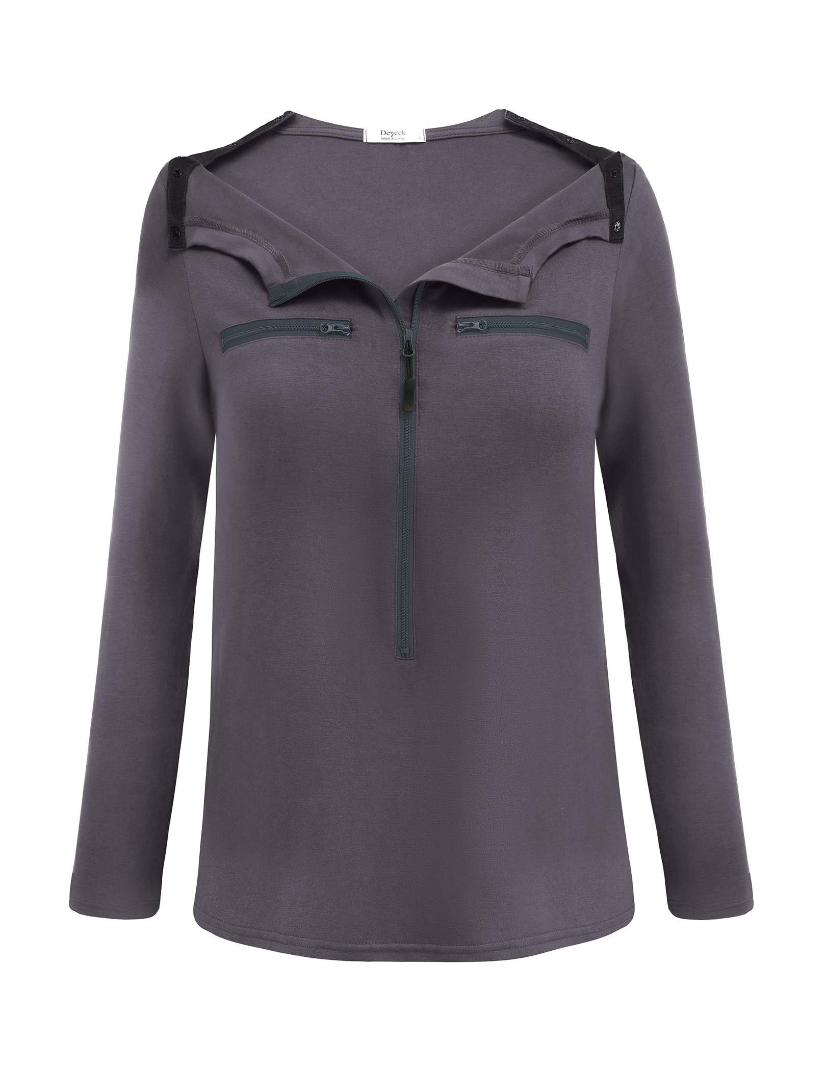 Deyeek Chemo Port Shirt Women