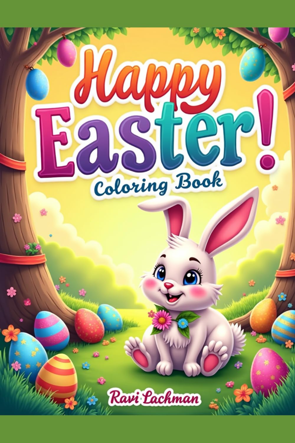 Happy Easter Coloring Book