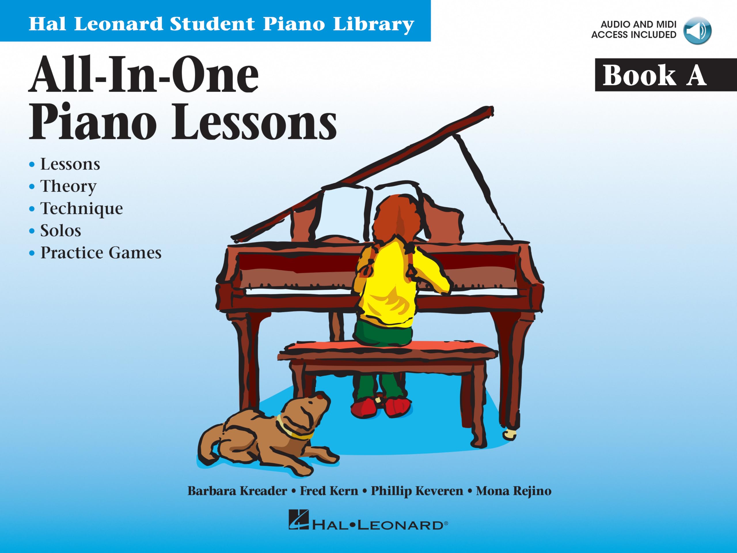All-In-One Piano Lessons - Book A | Beginner Piano Method for Students | Step-by-Step Learning with Lessons, Technique, and Practice Games | Online Audio Access | Ideal for Group or Private Study