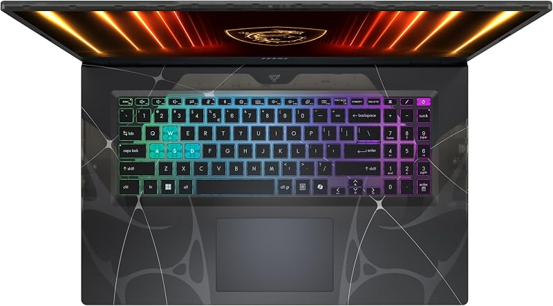 msi Cyborg 17 17.3" FHD 144Hz Gaming Laptop: Intel Core 7-240H, NVIDIA Geforce RTX 5060, 16GB DDR5, 1TB NVMe SSD, Type C, Wi-Fi 6E, Win 11 Home: Translucent Black B2RWFKG-074US image 5