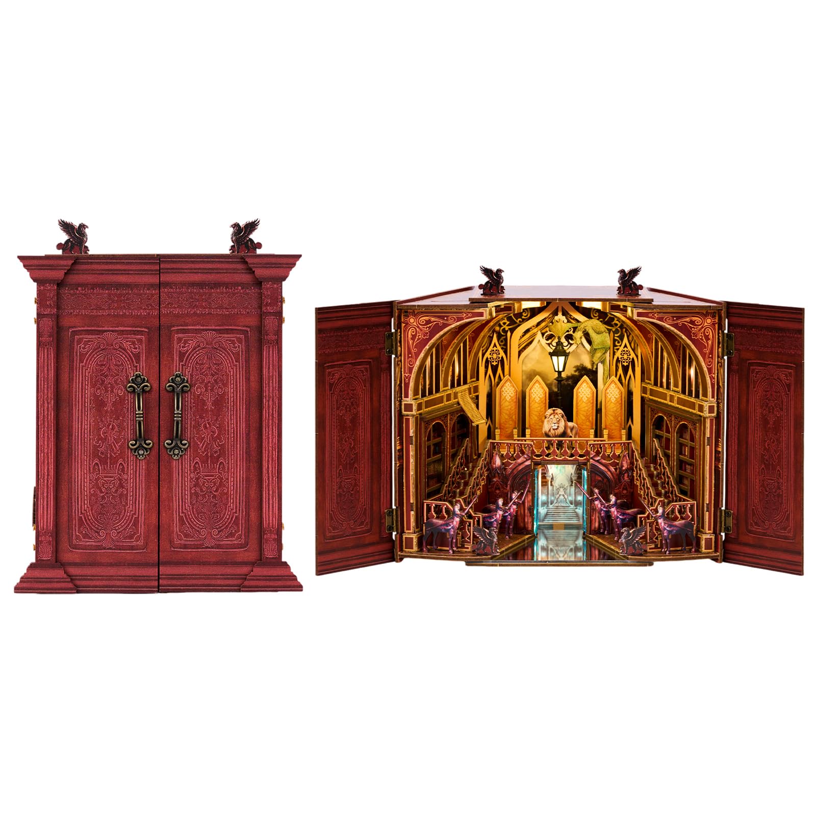 ETKVR Book Nook Kit, Book Nook Kits for Adults DIY Booknook Model Build