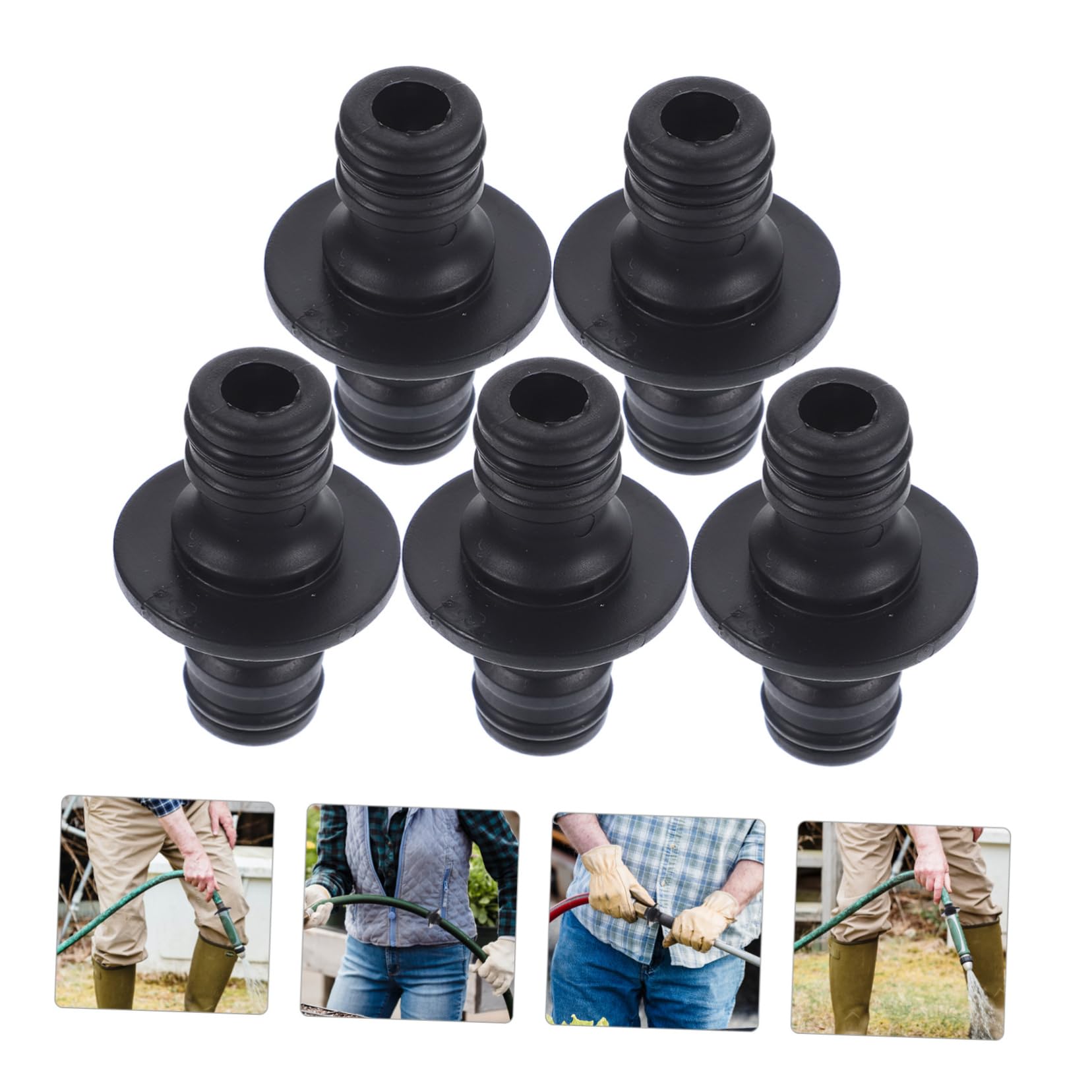 INOOMP 4 set Raccordo Rapido Per Tubo Flessibile Raccordo Per Tubo Flessibile Raccordi Da Giardino Per Prolunga Adattatore Per Tubo Flessibile Da Giardino Per Esterni 25 pezzi*4