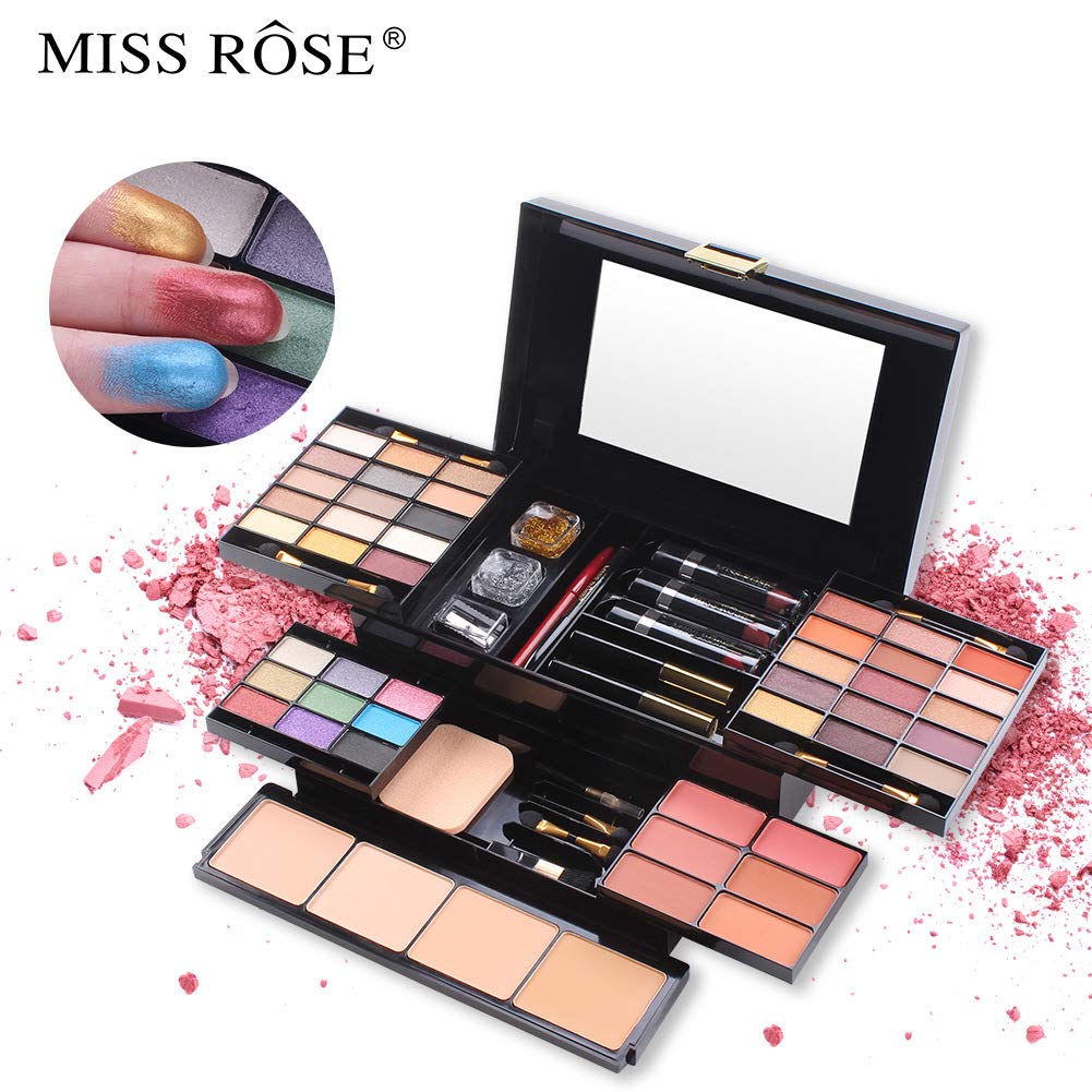 Make up set regalo, Kit trucchi make up completo, Valigetta trucchi, Set trucchi donna per ragazze adolescenti dai 13 ai 15 anni, Cosmetics Tavolozza Trucco(39 pezzi)