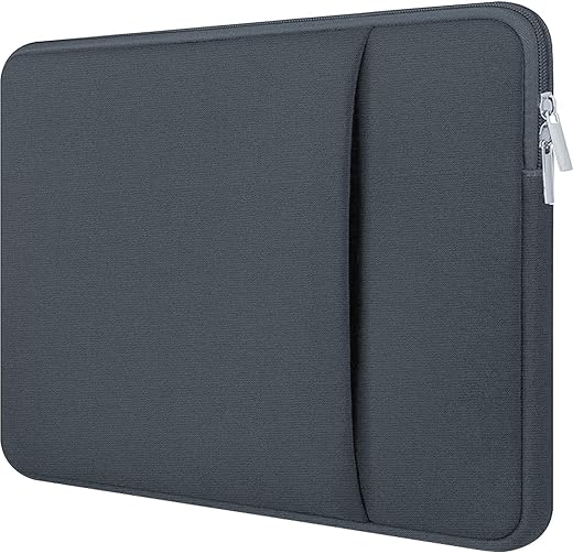 Dyazo Laptop Sleeve 15.6 inch Case, Water Repellent Polyester Neoprene Case with Accessory Pocket Compitable for MacBook, Dell, Lenovo & Other…