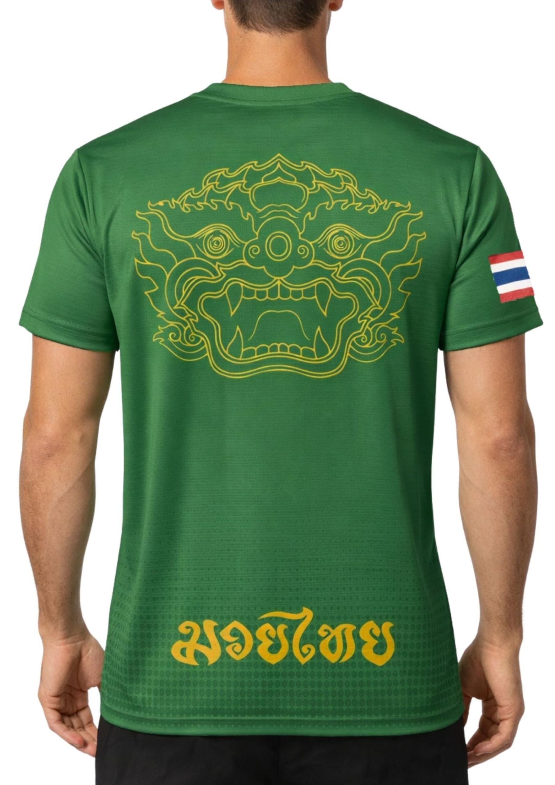 T-Shirt Muay Thai Hanuman pour Homme, Arts Martiaux, Respirant et séchage Rapide, entraînement et Lifestyle