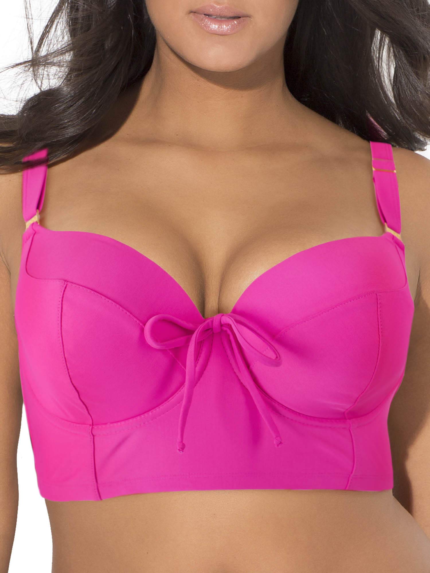 Smart & Sexywomens Full-busted Supportive Underwire Swimsuit Bikini Top Bikini Top