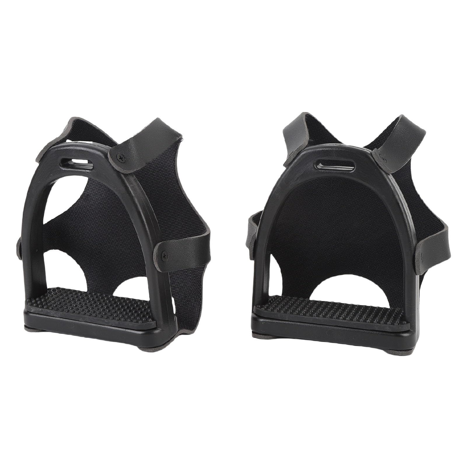 Dioche Estribo de Seguridad para Montar Estribo de Equitación Antideslizante de 2 Piezas con Cubierta de Red de Seguridad - Equipo Ecuestre de Resina Reforzada para una Experiencia de Conducción