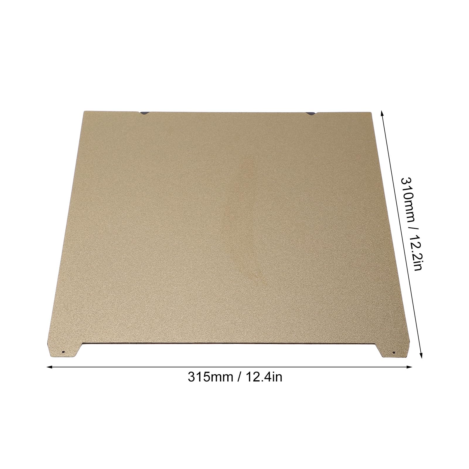 Double Sided Print Bed Magnetic Build Plate, PET Carbon Fiber and PEI Textured Sheet for CREALITY 3D Printer