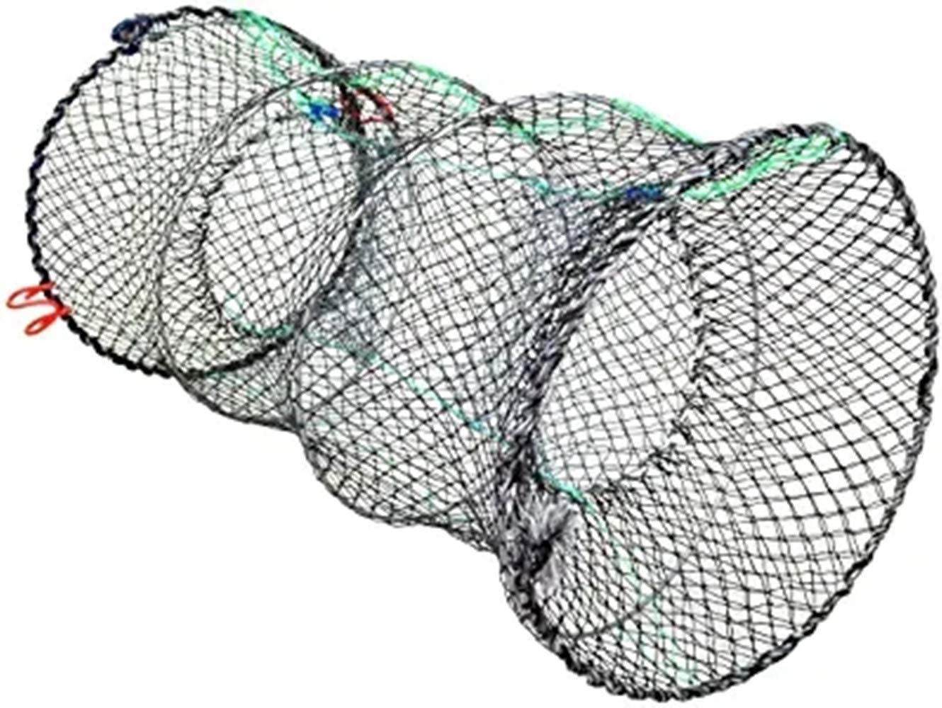 Piège à grenouilles, crevettes, crabes, carabiner, filet en nylon, 30 x 55 cm