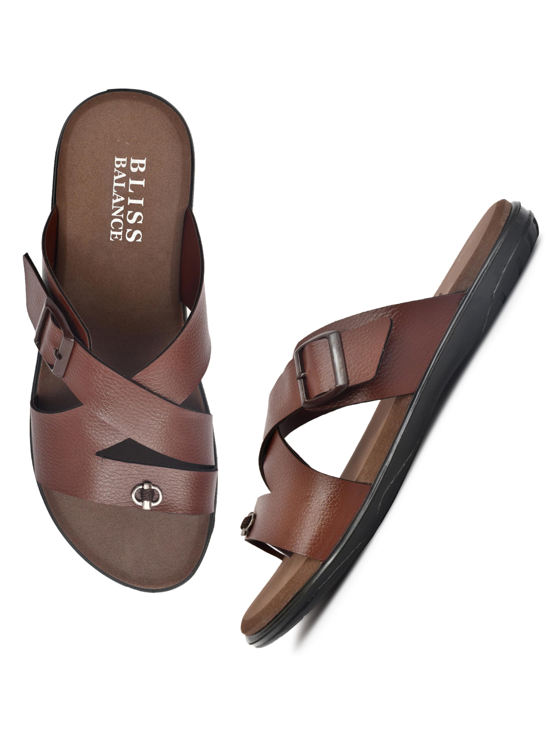 Super Extra Soft Diabetic & Orthopedic Slippers/Doctor Chappal for Heel Pain Cushioned Lightweight Comfortable Stylish Flip-Flops Everyday Wear DailyUse For Men'SBB1023-image-13