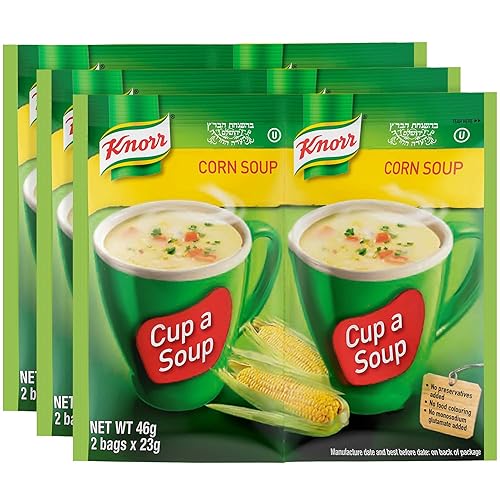 Miniatura 1 de Mezcla de sopa de maíz Knorr 152 oz 3 x 2 paquetes para 6 bolsas en total  Delicioso cálido y listo en cuestión de minutos
