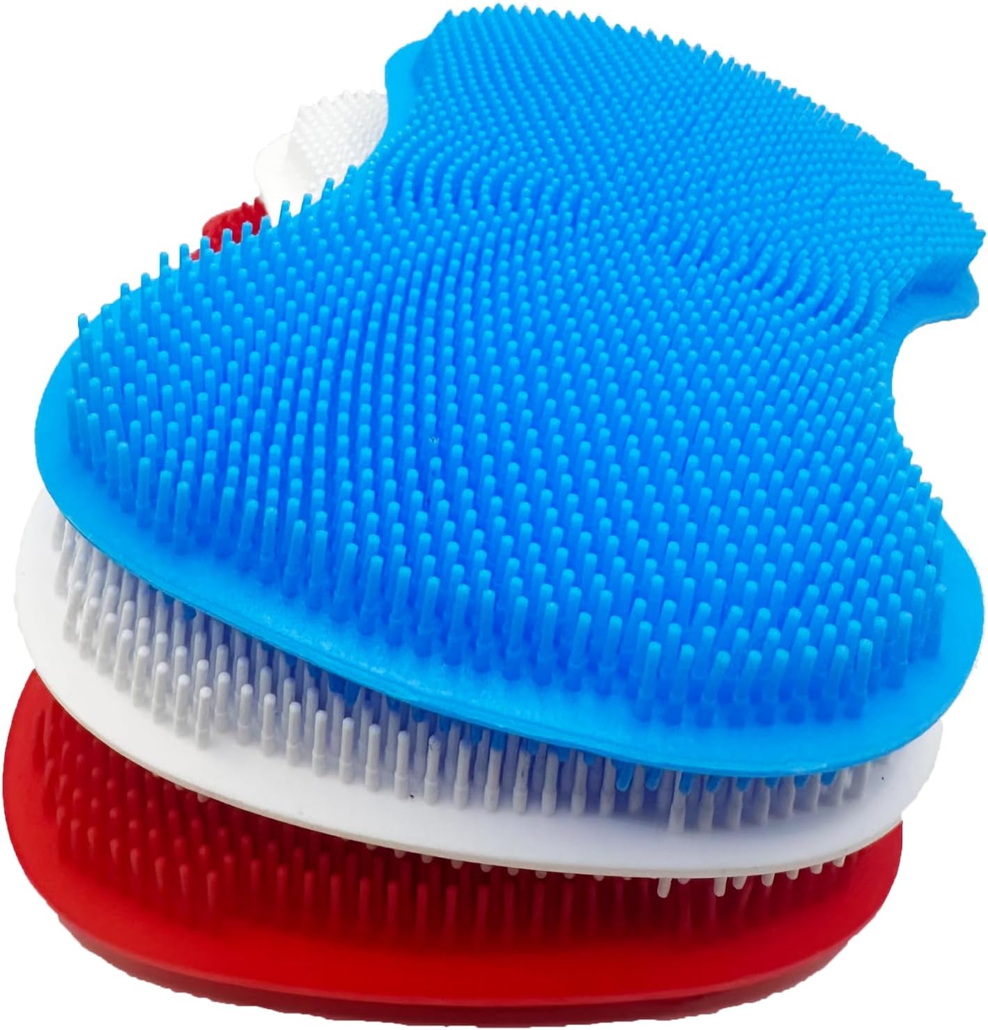 LubrimaSilicone Sponges Kitchen, Sponges for Dishes 3 Dish Scrubber Kitchen Gadgets Scrub Brush Cleaning Sponges