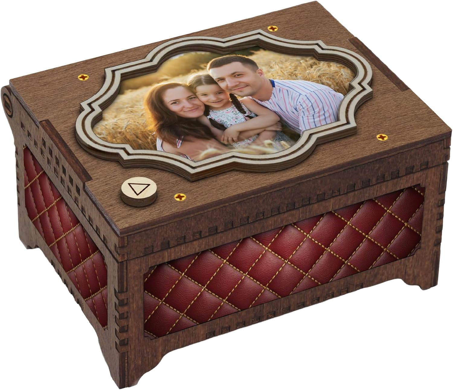 Custom Wording MP3 Music Box with Photo Image Print, Celebrate A Special Moment Or Achievement, Plays Custom Song