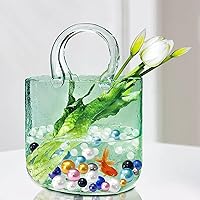 Vista 4 de 120 piezas de perlas flotantes sin agujero para jarrones, perlas negras flotantes para jarrones, rellenos de perlas flotantes, velas artificiales