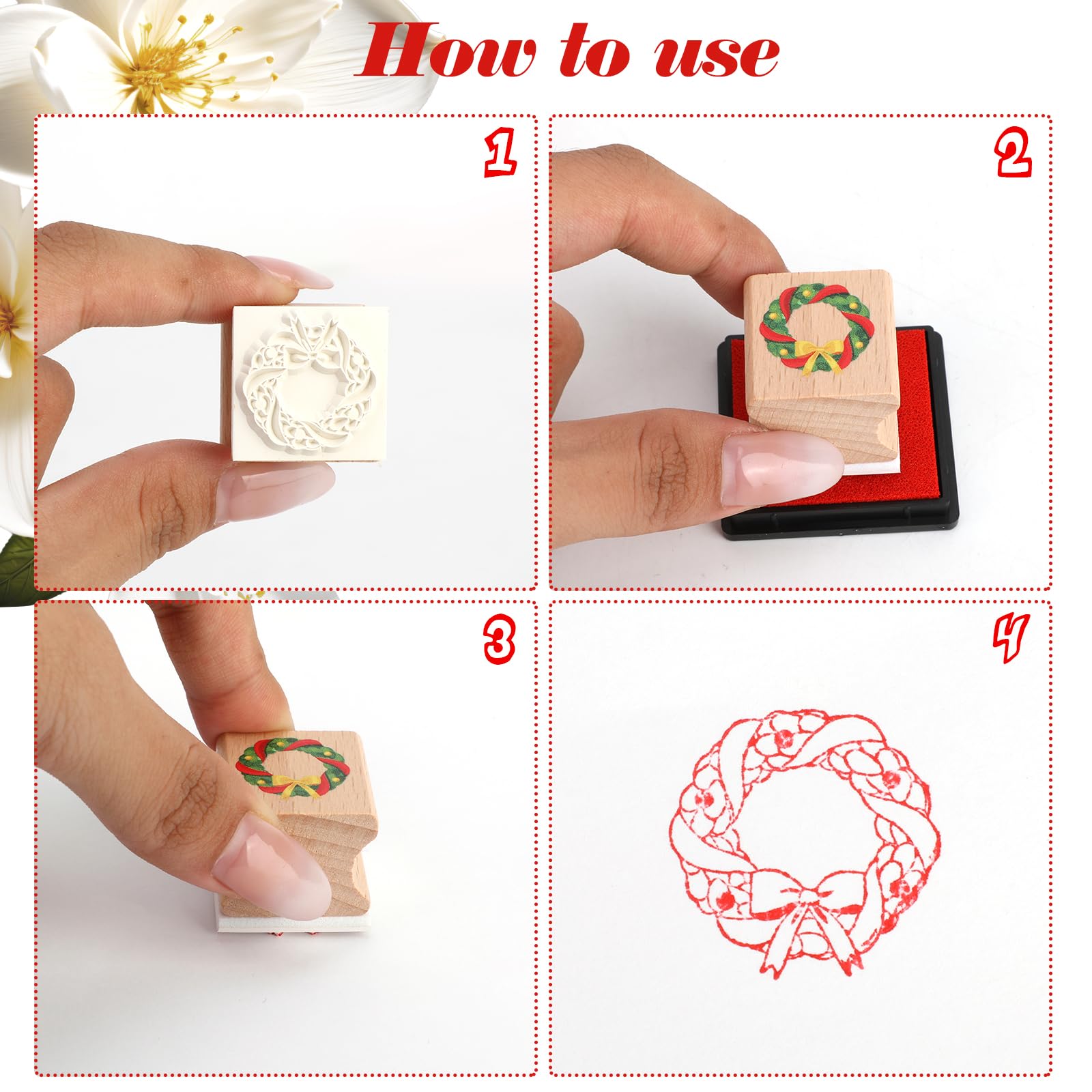 DPKOW Stamps Christmas Nativity Kids Crafting Party Favour - Image 4