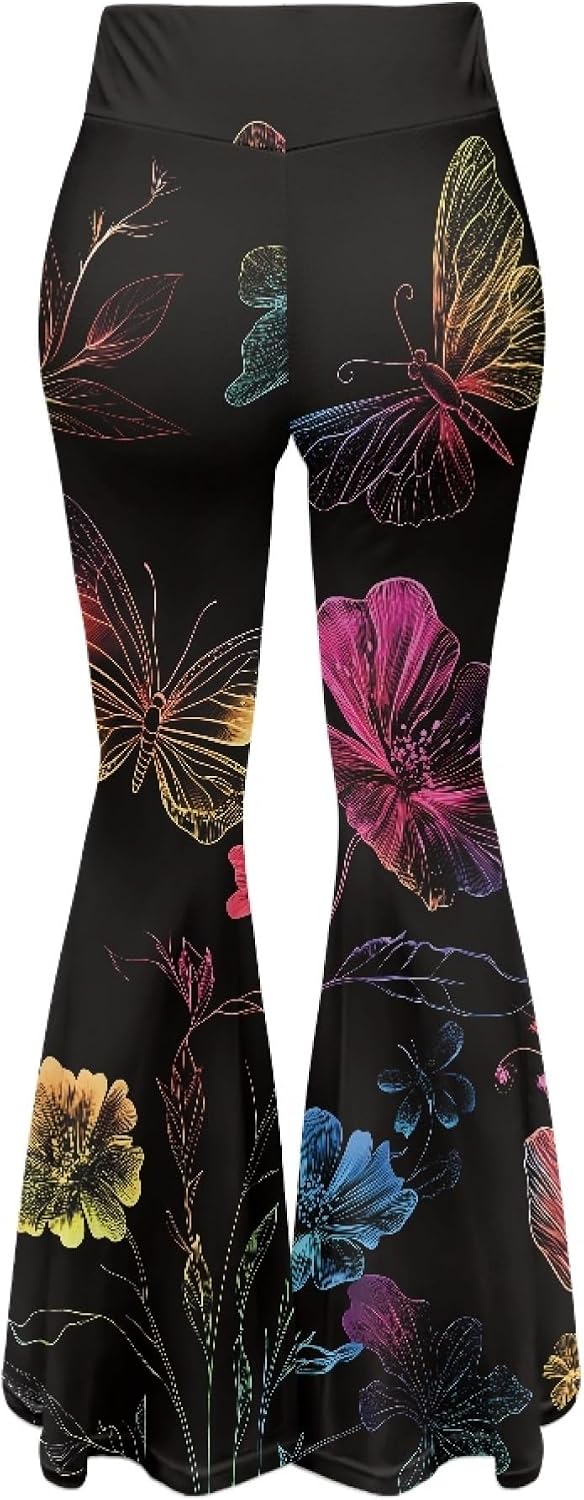 Amzbeauty High Waist Yoga Flare Pants Soft Breathable Bell Bottom Pants for Woman image 3