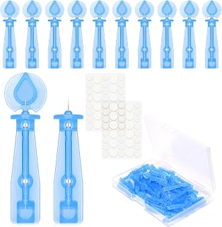 Refesta 50PCS Disposable Acne Needles & 72 Pimple Stickers - Ultrafine 0.3mm Pimple Popper for Blackheads Whiteheads