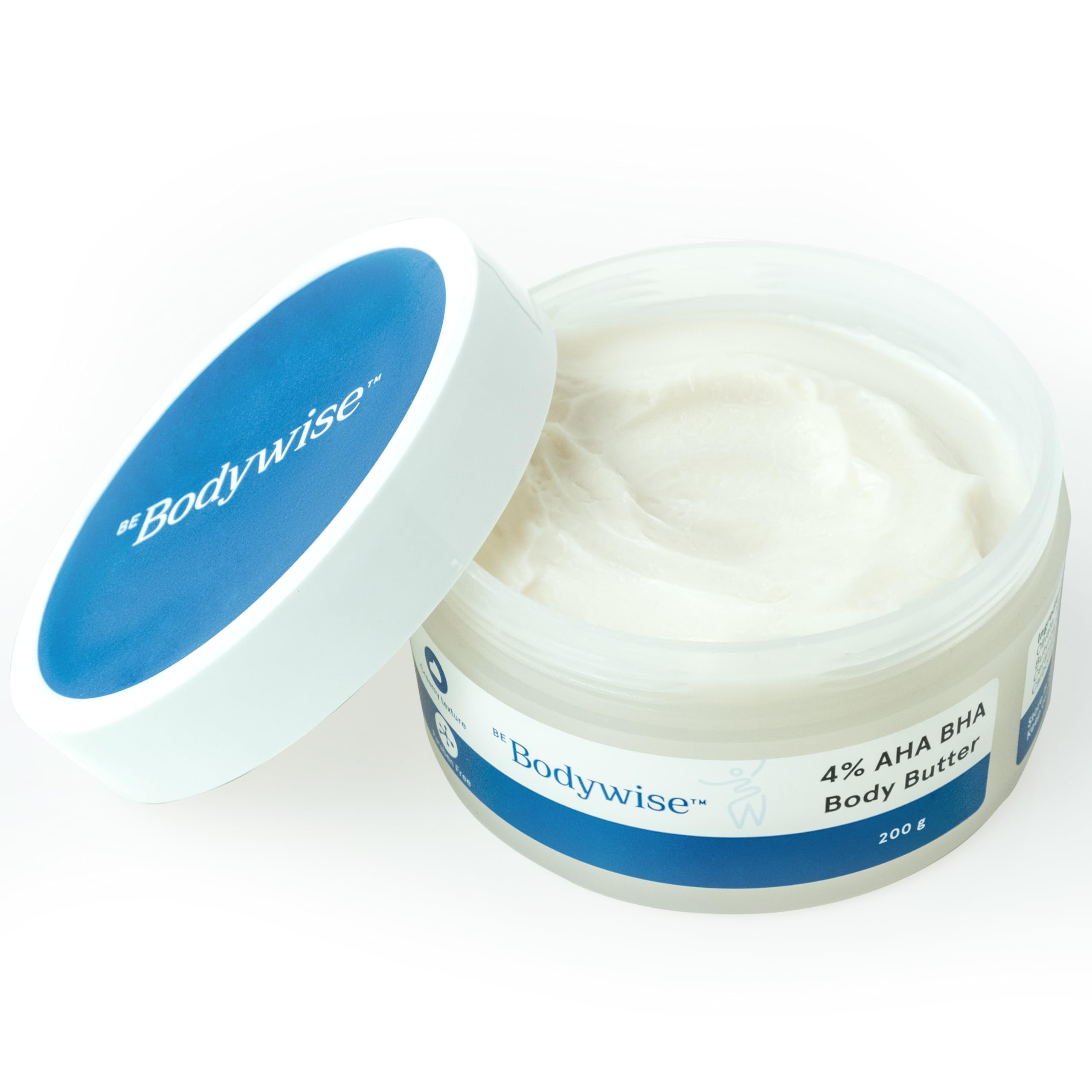 4% AHA BHA Shea Body Butter | 200g | With 48 hours of Intense Moisturization | For smooth and radiant skin