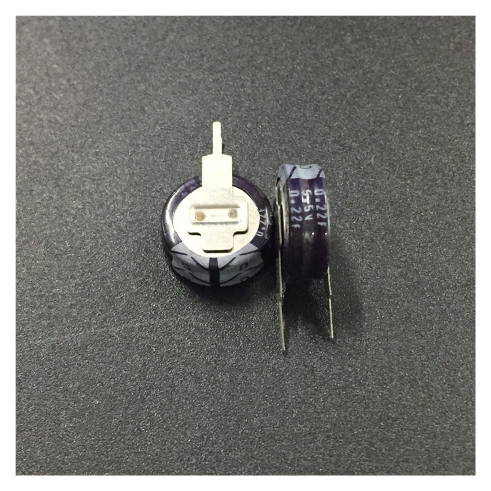 Super condensateur 5.5V0.22F haute performance pour sauvegarde de mémoire et microcontrôleur