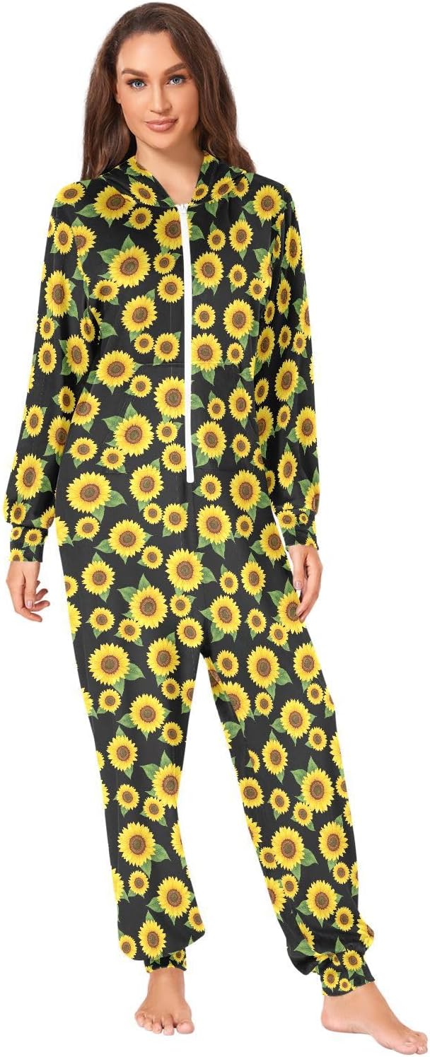 QUGRL Onesies Adult Pajamas Costume for Women Men Unisex Cosplay Sleepwear Homewear Suit Winter S-XL