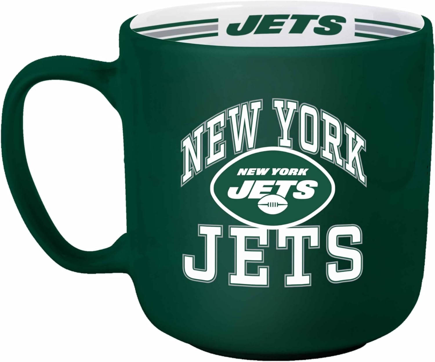 New York Jets 15oz Stripe Mug