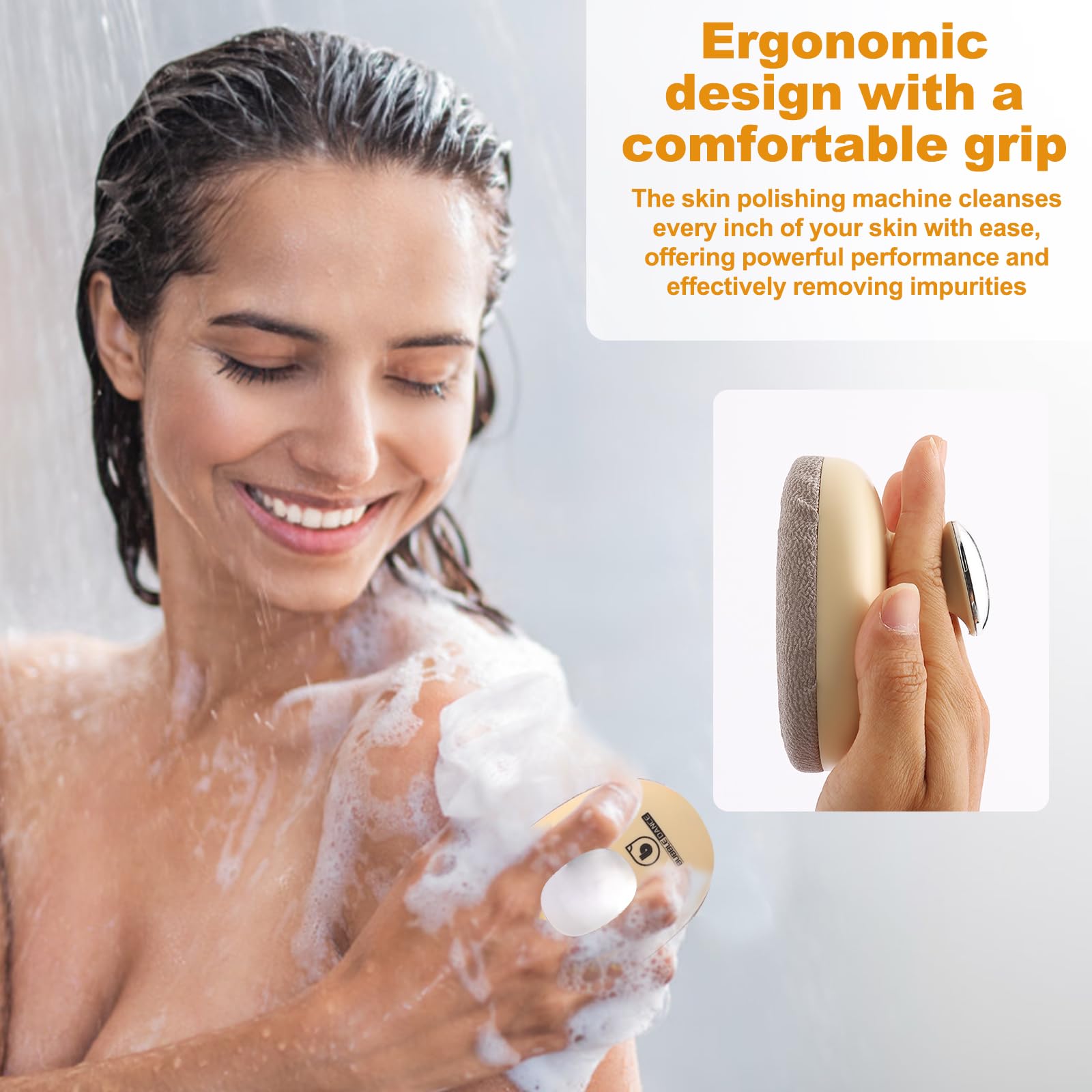 New Exfoliating Body Scrubber, Upgraded Traditional Exfoliating Body Scrubber & Shower Sponge, Deep Exfoliating Body Scrubber for Women and Man, Body Brush, Exfoliator & Dead Skin Removal