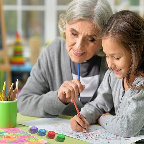 Miniatura 5 de Dados de pintura artística, bloques creativos de juego de dibujo, regalo para artistas, profesores, ideales para clases de arte en casa o en la