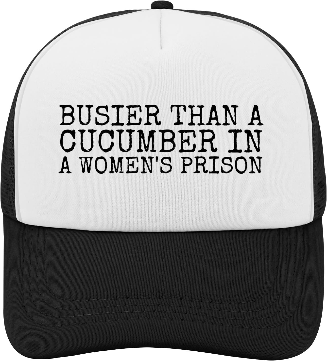 Busier Than a Cucumbers in a Women's Prison Hat Trucker Hat for Men Baseball Hats Gifts