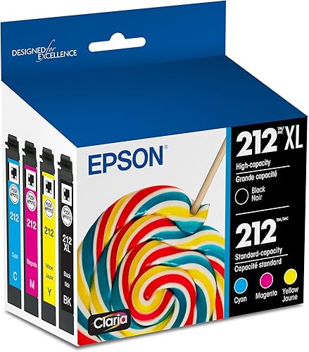 Miniatura 7 de Epson T212 Claria - Tinta negra de alta capacidad y color estándar - Paquete combinado de cartuchos (T212XL-BCS) para expresiones seleccionadas y