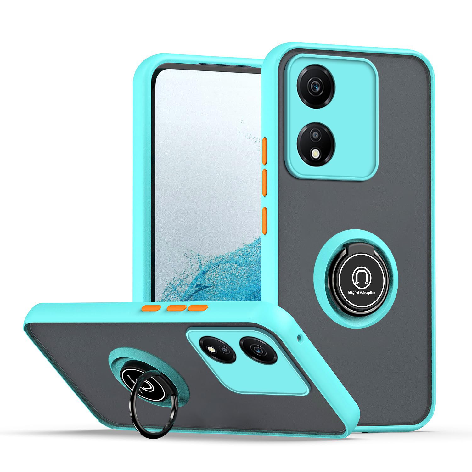 XINYEXIN Cover per Honor X7a, Traslucida Custodia Antiurto AntiGraffio