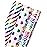 WRAPAHOLIC Birthday Wrapping Paper Roll - Mini Roll - 3 Rolls - 17 inch x 120 inch Per roll - Colorful Foil Birthday Design for Party, Holiday, Baby Shower