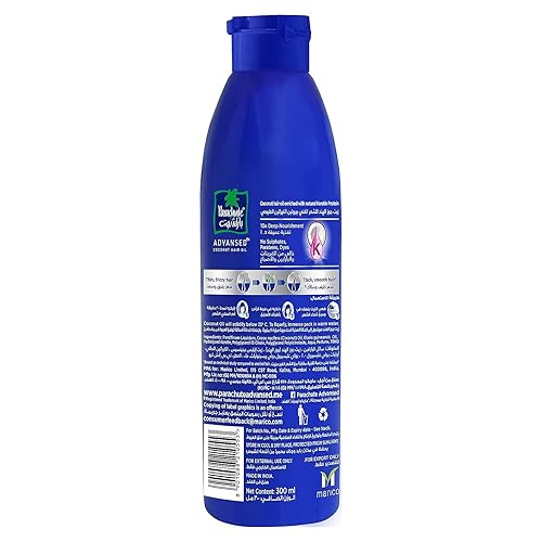 Miniatura 3 de Parachute Aceite de queratina y coco Advansed para cabellos suaves y brillantes, reduce la rotura del cabello y las puntas abiertas, contiene 0%
