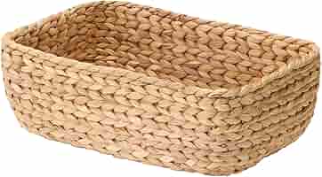 無印良品 ニトリ 10個組ラタンバスケット　長方形　角型　ウォーターヒヤシンス 無印良品 ニトリ 10個組ラタンバスケット 長方形 角型