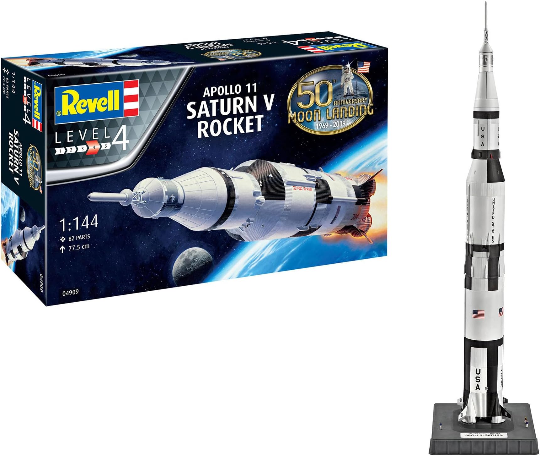 Germany Apollo Saturn V Rocket Model Kit,, Multicolor