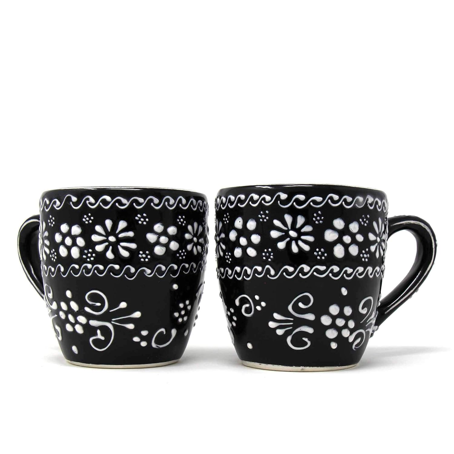 Encantada Mexican Pottery Mugs: Hand-Painted & Lead-Free Encantada Mexican Pottery Mugs: Hand-Painted & Lead-Free