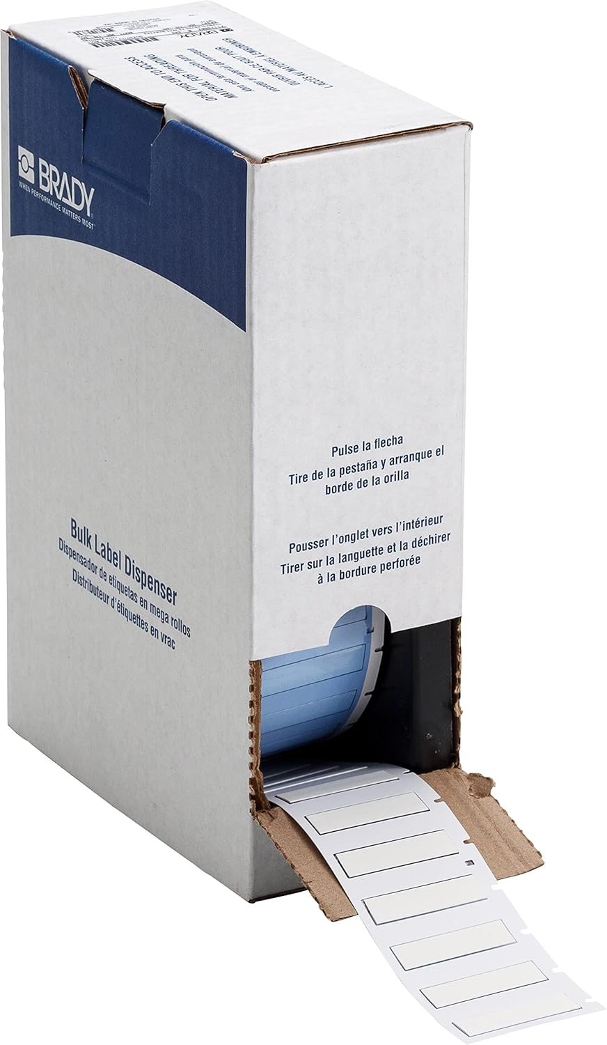 Brady PermaSleeve Heat Shrink Wire and Cable Labels, Bulk, for M610, M611, M710, BMP61, and BMP71 Printers - 0.25" Dia x 1.75", White. BM-250-175-342