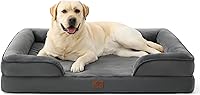 Vista 45 de Bedsure L Plus Cama ortopédica para perros grandes - Cama impermeable para perros y gatos, L Plus sofá de confort grande para perros con funda